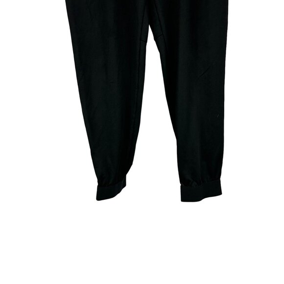 Reebok Mens Black Athletic Track Pants Size Large Elastic Waist Lightweight - Picture 9 of 9
